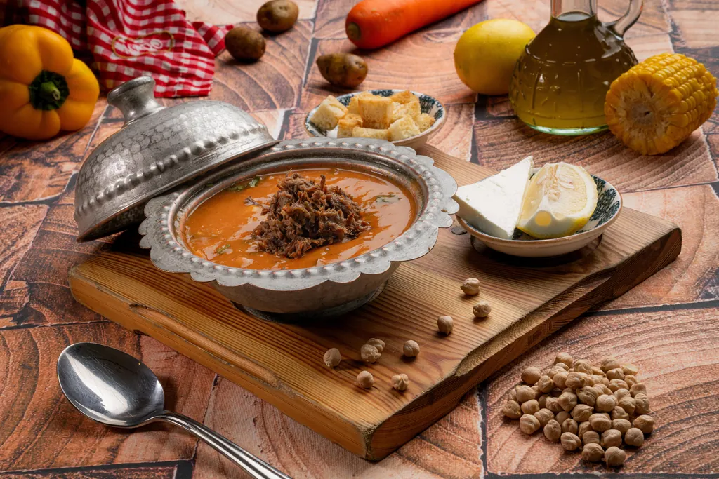 Meat with Vegetables Soup