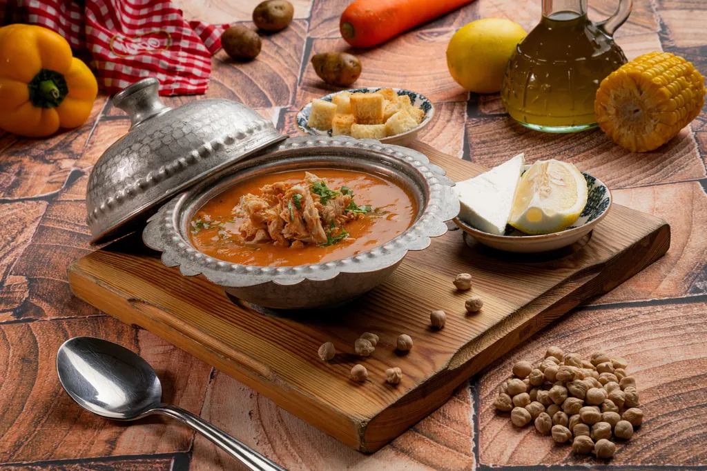 Chicken with Vegetables Soup