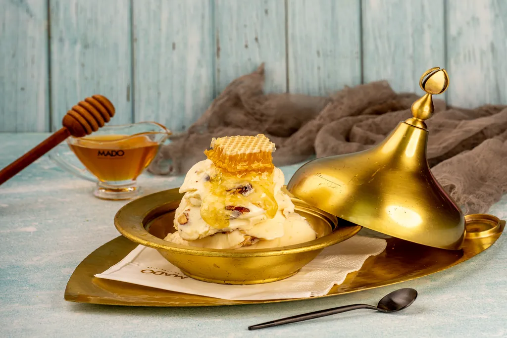 Honey Almond Ice Cream (Sugar-Free)