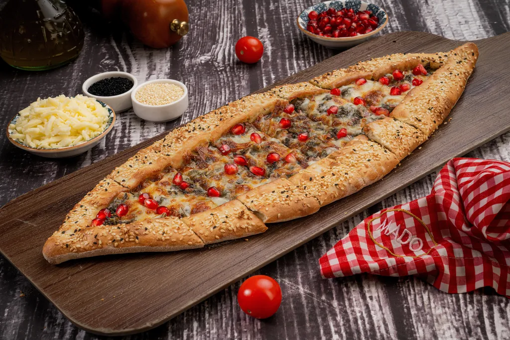 Spinach with Cheese Pide