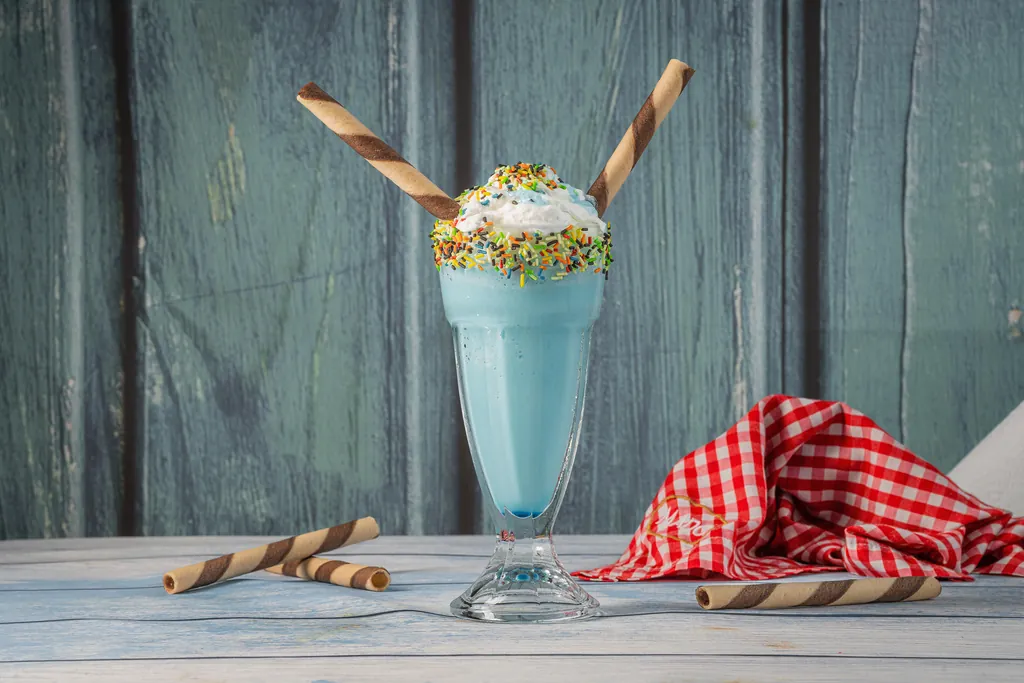 Blue Vanilla Milkshake